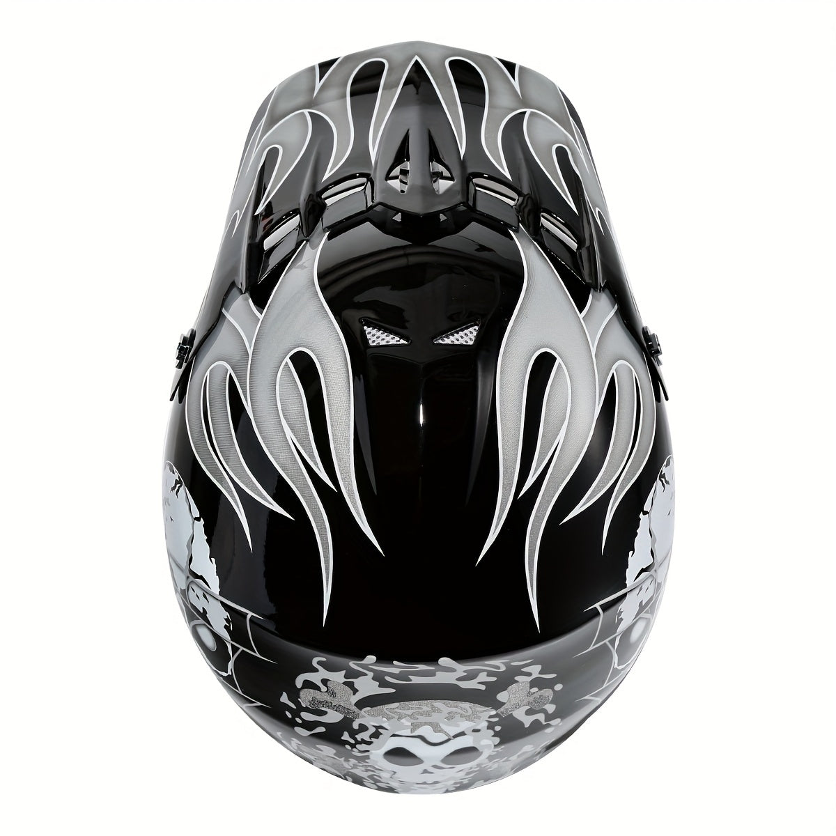 XFMT DOT Youth Teen Black\u002FBlue Skull for Dirt Bike ATV Motorcycle S\u002FM\u002FL\u002FXL