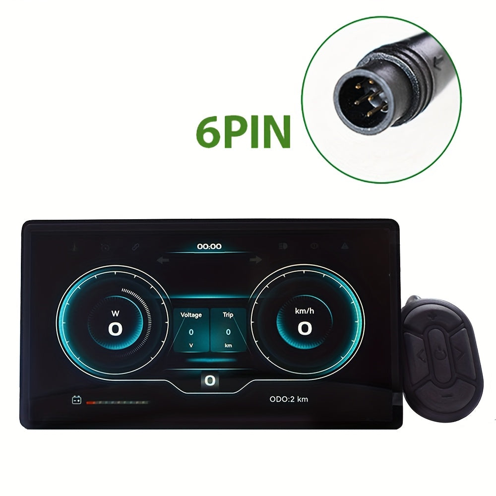 H8 UART2 Electric Bicycle Computer Digital Stopwatch Speedometer for Ebike Cycling Odometer, Cycling Accessory, Ebike Gadget, Lightweight Device, Compact Design, Highquality Sensor, Precision Tracking, Speed Monitor, Range Finder, Without Battery