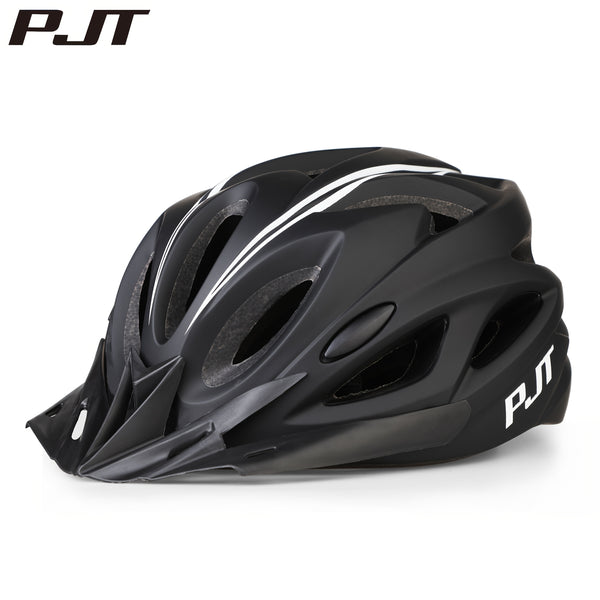 The PJT Bike Helmet Features a Detachable Visor And Meets CPSC\u002FCE Standards, Offering High-Quality Protection with a 0.7Mm Thick PC And a 501 Density EPS Surface Treated with a Matte Finish. It Includes Tested Safety Straps, an Adjustment System