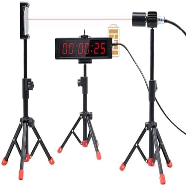 Laser Stopwatch Timer w Built - in Battery - Wireless Timing for Sprint, Field, Bikes Motorcycles