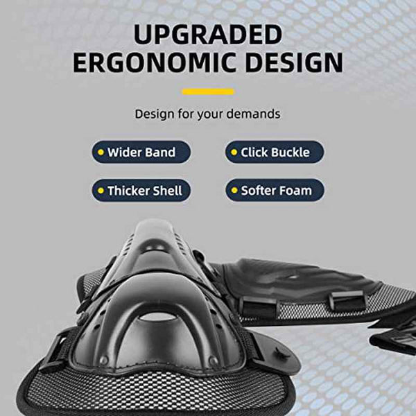 Motorcycle Knee Elbow Pads for Adults( 4pcs) Adjustable for Cycling, Skating, Skateboarding( Upgraded Ver 2pcs), Skating Gear, Lightweight Design, Highquality Material, Breathable Fabric, Cyclists