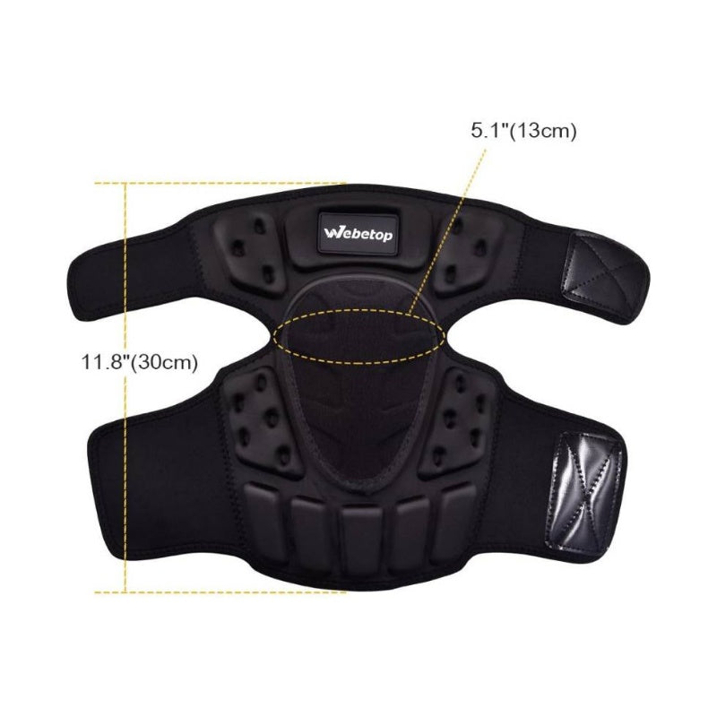 Motorcycle Elbow Guards Motocross Pads Bike Protective Gear Adjustable Adult Black,  Sporty Style, Durable Design, Flexible Padding, Bike Enthusiasts