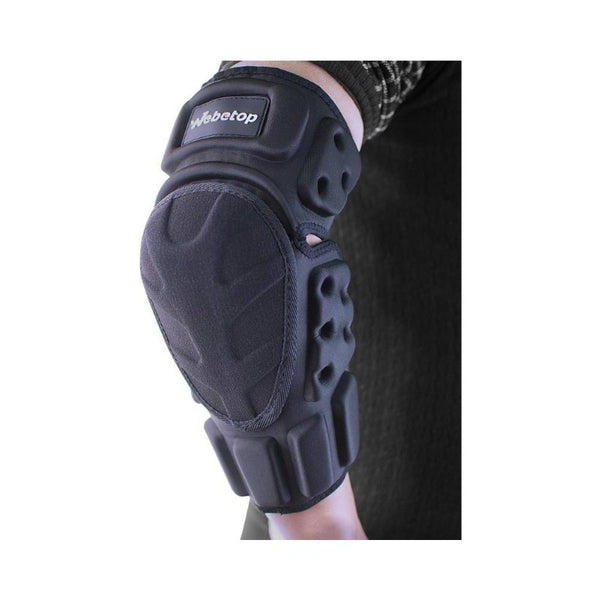 Motorcycle Elbow Guards Motocross Pads Bike Protective Gear Adjustable Adult Black,  Sporty Style, Durable Design, Flexible Padding, Bike Enthusiasts