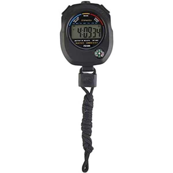 10-Pack Multi-Function Electronic Digital Sport Stopwatch Timer with Large Display, Split\u002FS Lap\u002FTotal Time, Date\u002FAlarm, 1\u002F100th Second Split, Battery-Powered (Non-Rechargeable) - for Gym, Track, Coaching, Refereeing, Swimming, Cycling