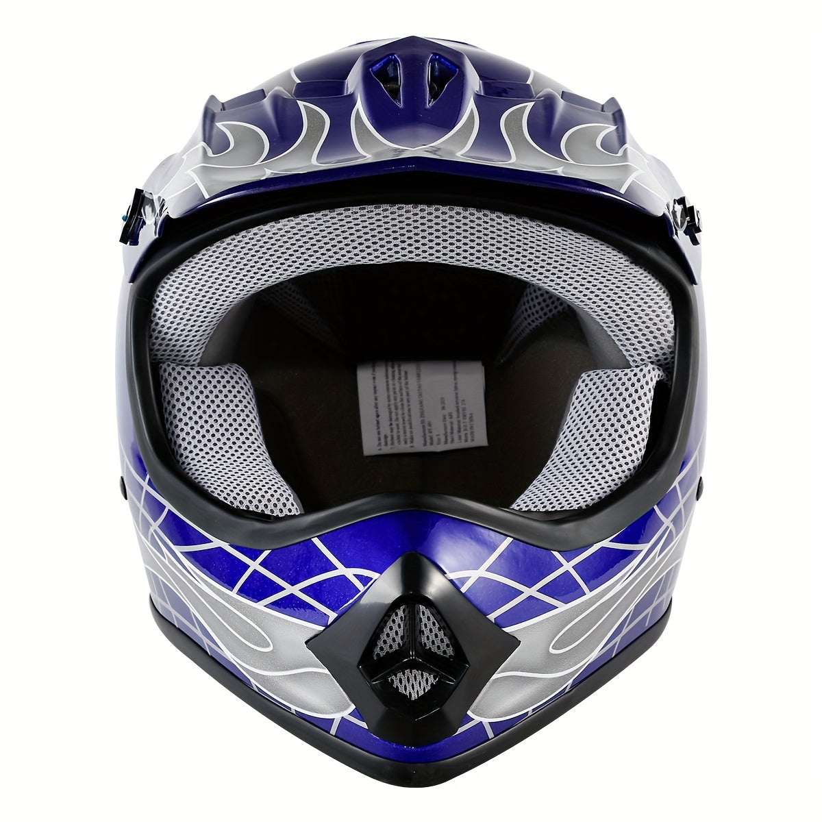 XFMT DOT Youth Teen Black\u002FBlue Skull for Dirt Bike ATV Motorcycle S\u002FM\u002FL\u002FXL
