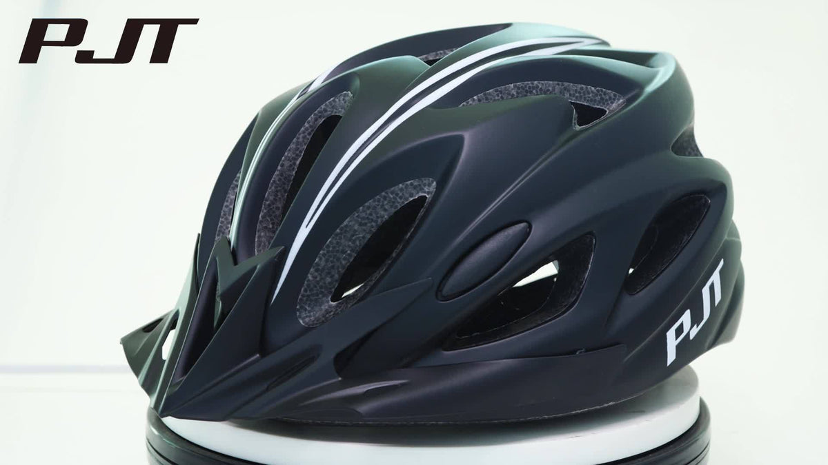 The PJT Bike Helmet Features a Detachable Visor And Meets CPSC\u002FCE Standards, Offering High-Quality Protection with a 0.7Mm Thick PC And a 501 Density EPS Surface Treated with a Matte Finish. It Includes Tested Safety Straps, an Adjustment System