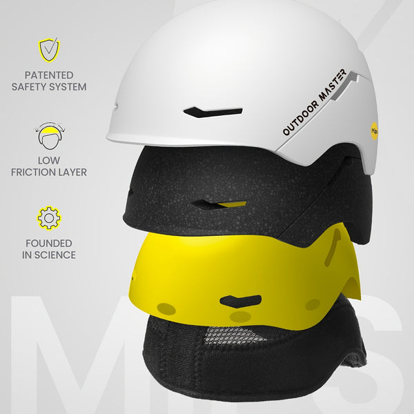 OutdoorMaster ELK MIPS Ski Helmet - Ski Sports Helmet Ski Helmet For Men And Women, Youth, Suitable For Skiing, Skiing, Shockproof\u002F Windproof Protective Equipment, Lightweight, Comfortable, Breathable, Adjustable Size