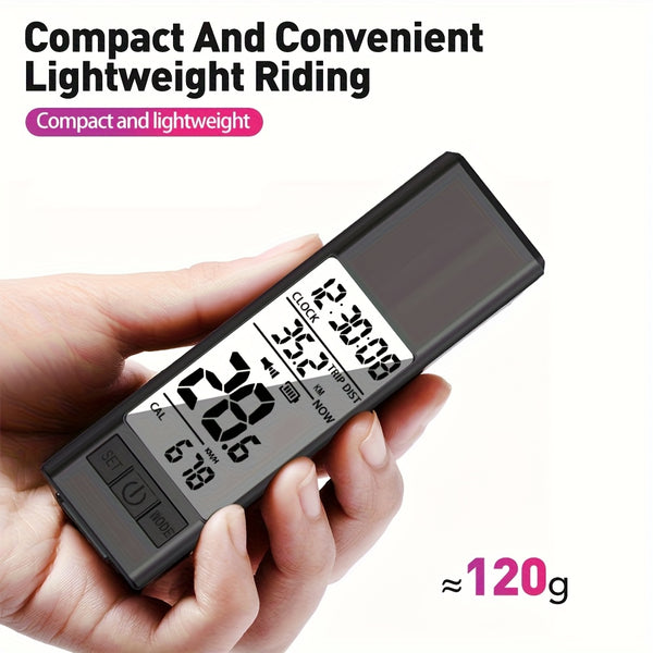 3-In-1 Bike Speedometer, Bike Computer& LED Headlight with GPS, USB Rechargeable, Multi-Mode Options, Real-Time Speed\u002FDistance Tracking, LCD Display, Odometer, Compatible with Smartphones, Compatible with for all Bicycles & Cycling GPS Devices