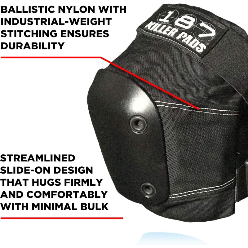 187 Killer Pads Slim Knee Pad for Skate and Skateboarding