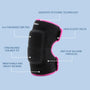 Eulant - Adjustable Soft Elbows And Knee Pads for Protective Pads Games for for Bicycle Skating on Wheels Basketball Football Volleyball Dancing Knees, Knee Pads for , Skateboarding Gear, Sports Safety Equipment, Comfortable Padding