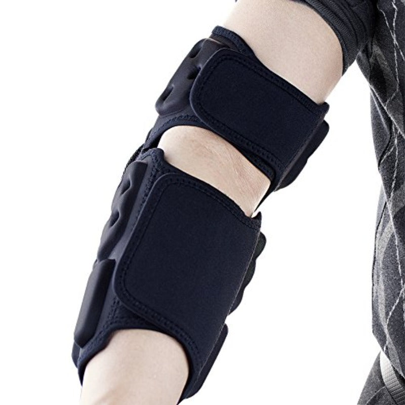 Webetop Heavy-Duty Motorcycle Elbow Guards for Adults - Adjustable Motocross Elbow Pads with Aramid\u002F, Ventilated Cooling System & Quick-Release Strap - Dirt Bike, MTB, Skiing, Snowboarding Protective Gear (Unisex Fit)