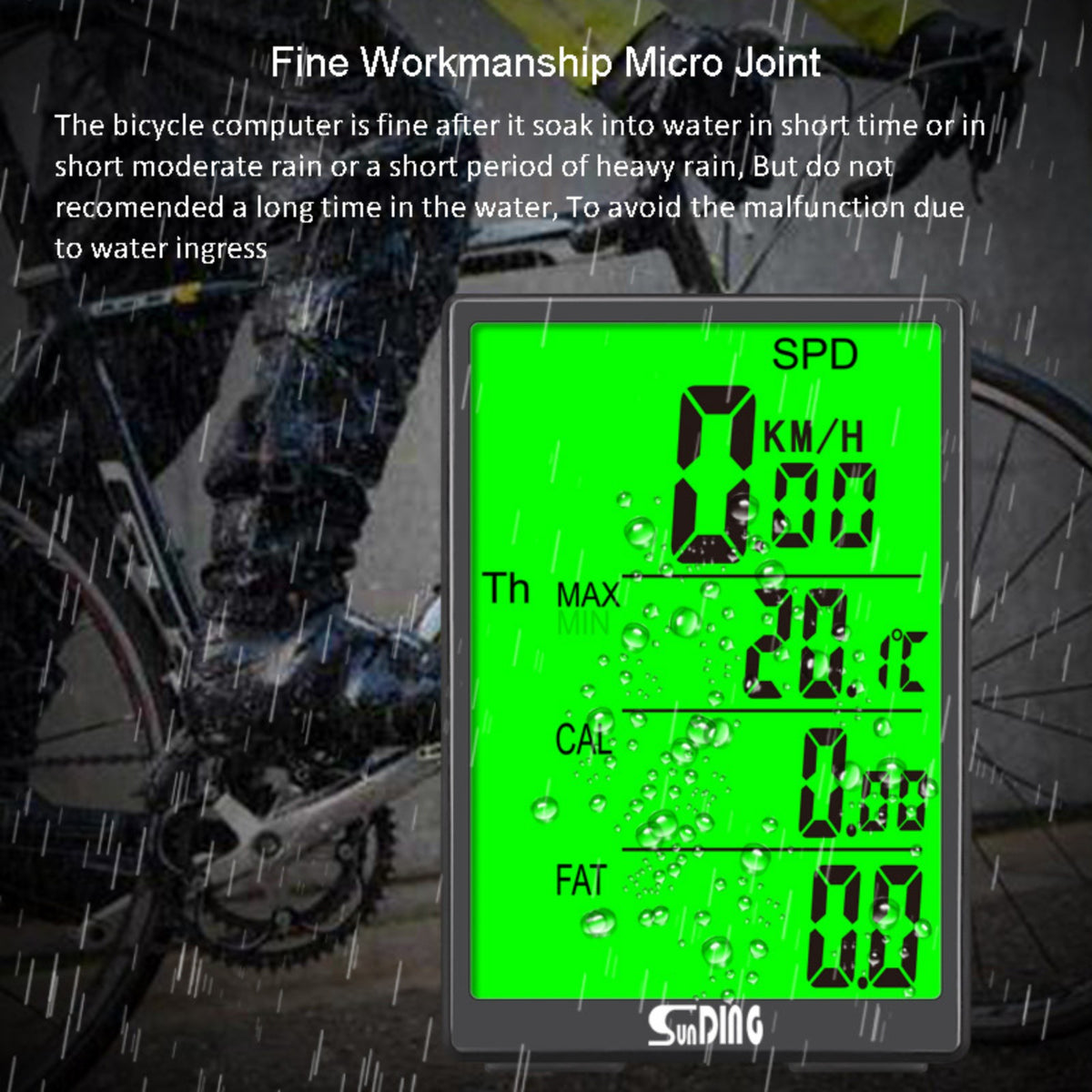 Bicycle Speedometer 31 functions Odometer Wireless Cycle Bike Computer Bicycle Handlebar Stopwatch Round with LCD Display & Multi-Functions for Most Bikes, Bike Speedometer, Bicycle Accessories, Bike Tracker, Cycling Computer, Bike Odometer