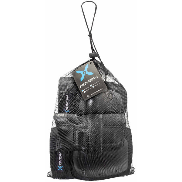 Black 6pcs Protective Gear Set, Includes 2 Elbow Pads, 2 Knee Pads and 2 Wrist Braces, Great Scooters, Bikes, Skateboards, Hoverboards,  Adjustable Fit, Highquality Foam, Impactresistant Padding, Hoverboard Users, Skaters