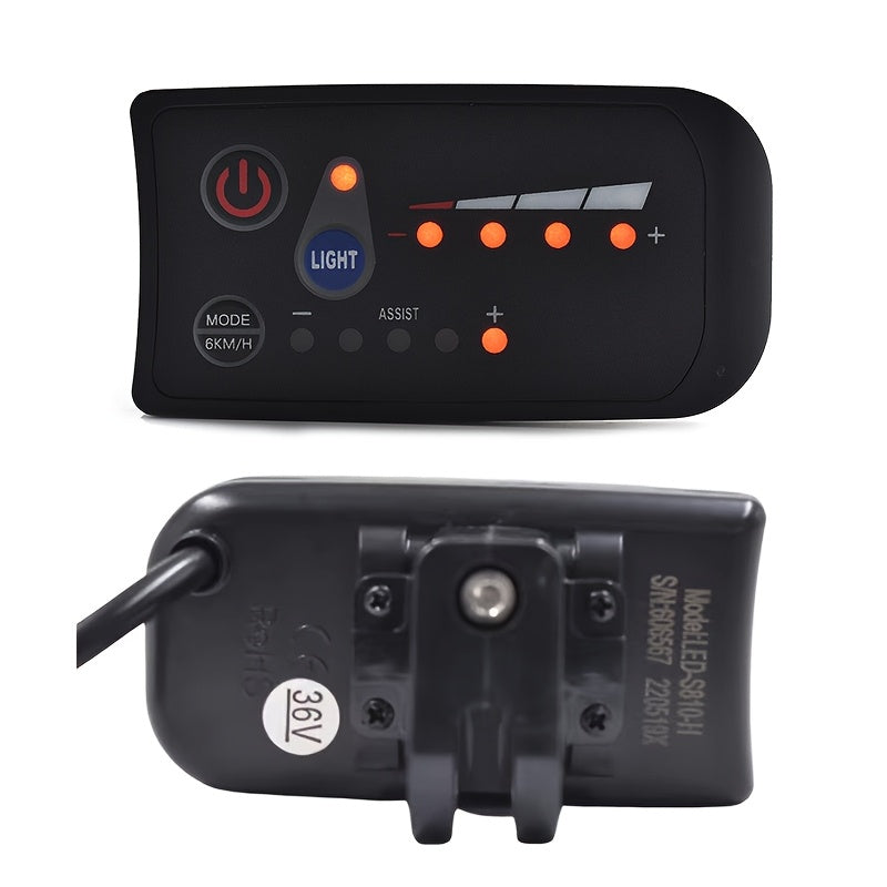 S810 UART2 E-Bike Computer High Quality Simple Electric Bicycle 36V Cycling Speedometer Tracker Odometer Road Mtb Bike, Bike Tracker, Cycling Computer, Compact Design, Lightweight Device, Reliable Performance, Highquality Sensor, Speedometer System