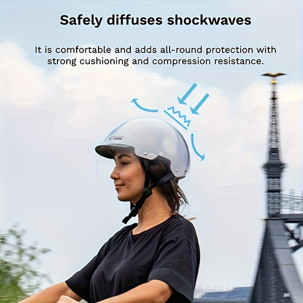 1 Adult Adjustable Ultralight Sports Helmet, Light Weight Breathable, Riding Protection, Unisex, Road Riding\u002Fmountain Bike