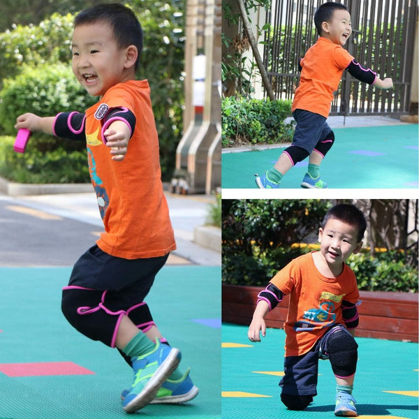 Eulant - Adjustable Soft Elbows And Knee Pads for Protective Pads Games for for Bicycle Skating on Wheels Basketball Football Volleyball Dancing Knees, Knee Pads for , Skateboarding Gear, Sports Safety Equipment, Comfortable Padding