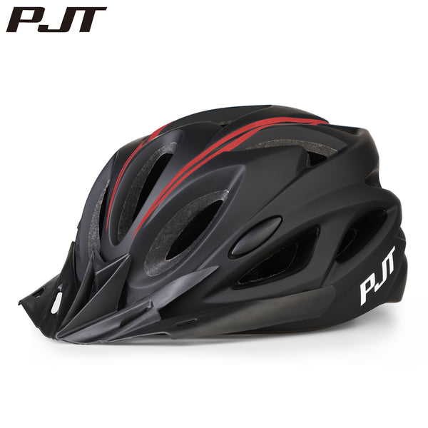 The PJT Bike Helmet Features a Detachable Visor And Meets CPSC\u002FCE Standards, Offering High-Quality Protection with a 0.7Mm Thick PC And a 501 Density EPS Surface Treated with a Matte Finish. It Includes Tested Safety Straps, an Adjustment System