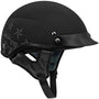 VCAN Cruiser Solid Half Face Motorcycle Helmet for On - Road Riding, Impact Resistance,  Aerodynamic Style, Sporty Design