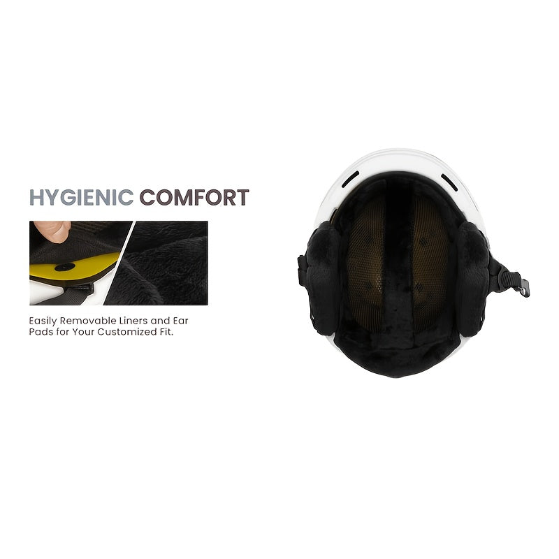 OutdoorMaster ELK MIPS Ski Helmet - Ski Sports Helmet Ski Helmet For Men And Women, Youth, Suitable For Skiing, Skiing, Shockproof\u002F Windproof Protective Equipment, Lightweight, Comfortable, Breathable, Adjustable Size