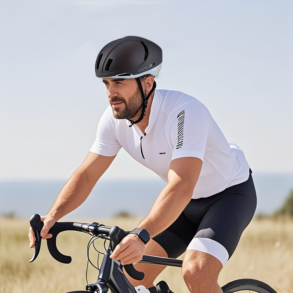 Bike Helmet Men Ultralight Ventilate Adjustable PC Material Fits Head Bicycle Helmet Circumference 22.83-24.02inch Road Cycling Helmet